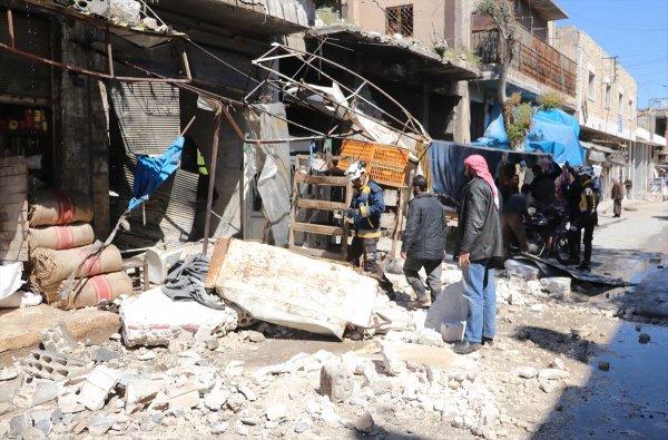 Esad güçleri pazar yerini bombaladı