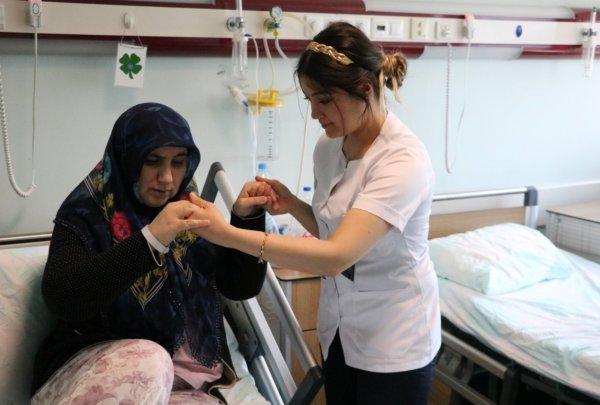 Talihsiz kadının kalbinden kitle çıkarıldı