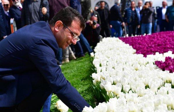 Dünyanın en büyük lale halısı Sultanahmet'te