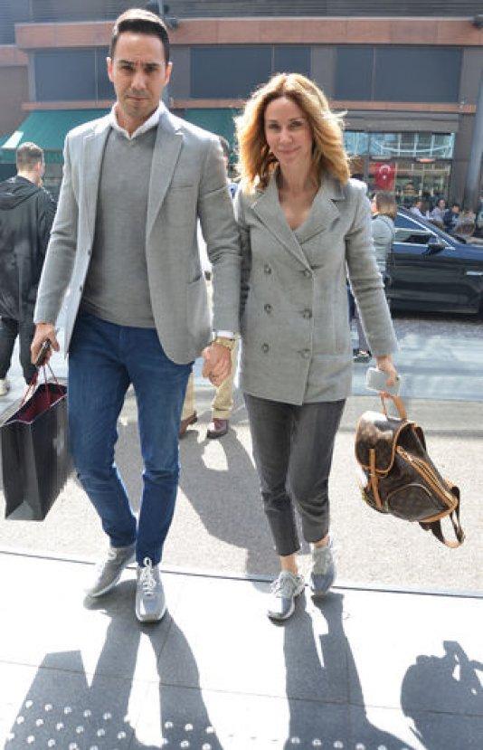 Demet Şener sevgilisiyle alışverişte