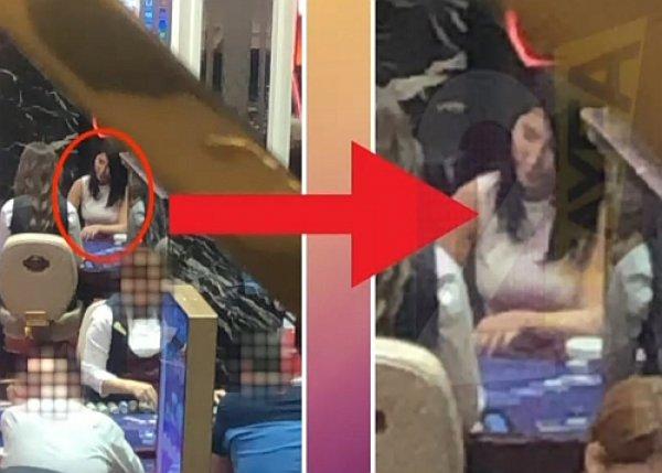 Hande Yener kumar masasında