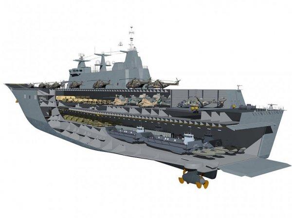 Tuzla'da tersanedeki uçak gemisinde yangın çıktı