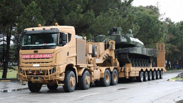 Altay tankı gövde gösterisine hazırlanıyor