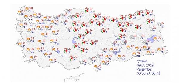 Ramazan'ın ilk haftasında hava durumu