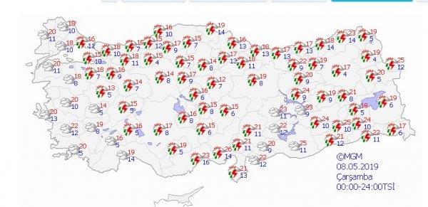 Ramazan'ın ilk haftasında hava durumu