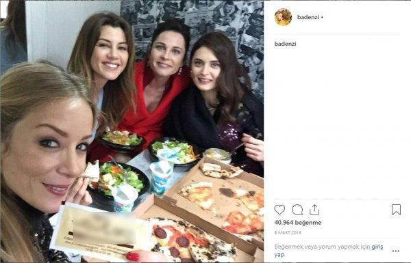 Bade İşçil'den yemekli paylaşıma tepki