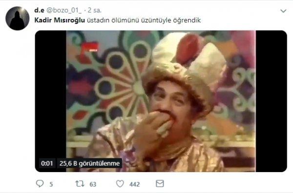 Kadir Mısıroğlu'nun ölümünün ardından yorumlar