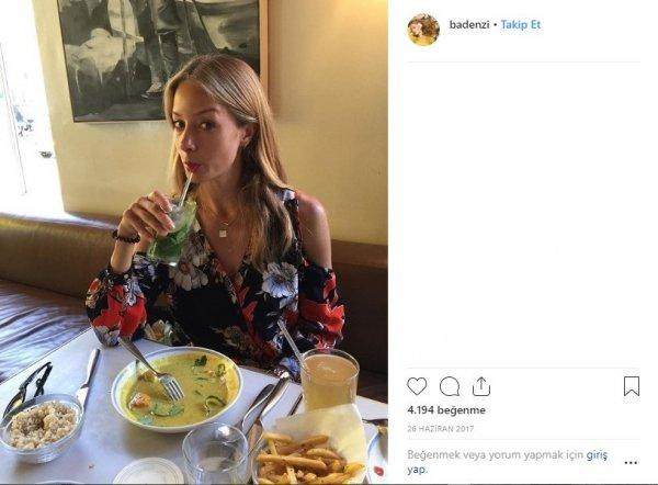 Bade İşçil'den yemekli paylaşıma tepki