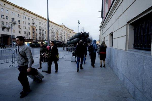 Rusya'da Zafer Bayramı gösterisi