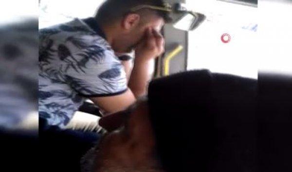 Maltepe'de minibüs şoförünün tehlikeli yolculuğu