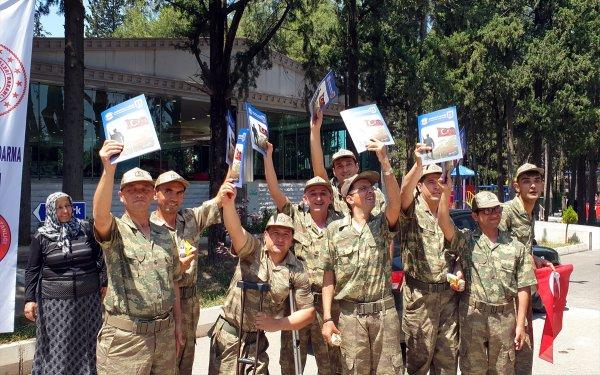 Engelli gençler yemin etti