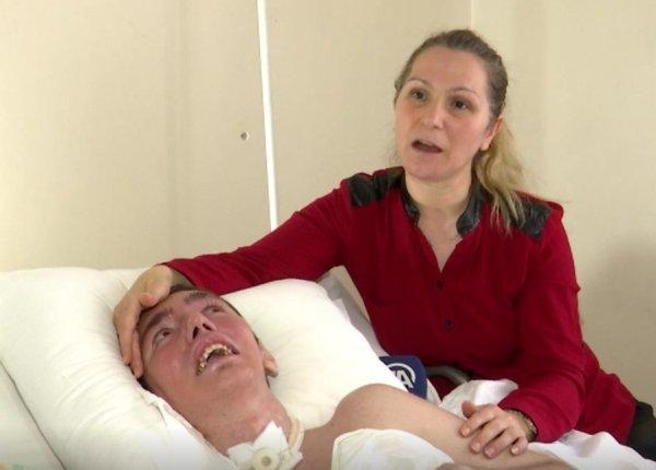 Girdiği iddia sonucu felç kalan genç yardım bekliyor