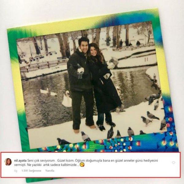 Eski sevgilisinin annesi Beren Saat'e yorum yazdı