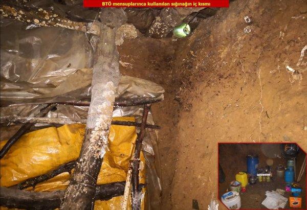 Diyarbakır'da teröristlerin kış sığınaklarına operasyon