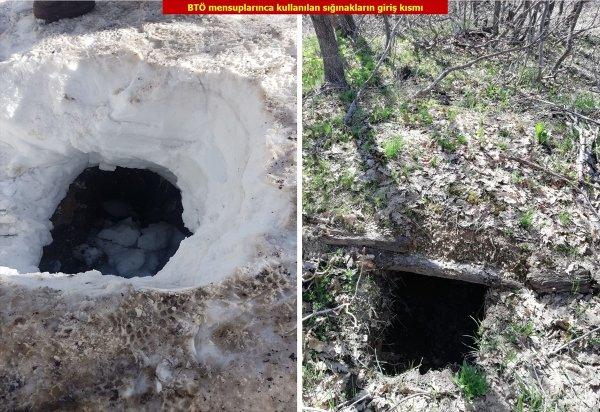 Diyarbakır'da teröristlerin kış sığınaklarına operasyon