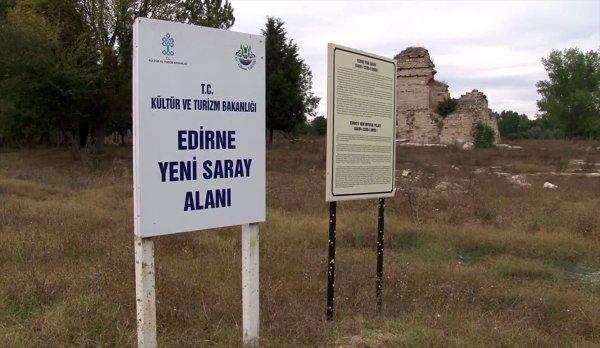 Fatih'in fethe çıktığı sarayın çevresi ören yeri oluyor