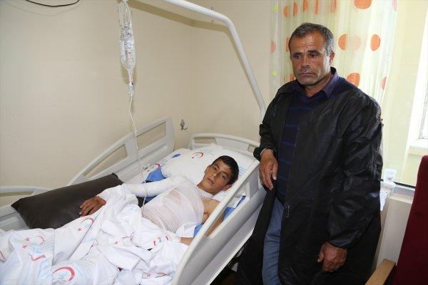 Elektrik akımına kapılan genç okula gideceği günü bekliyor