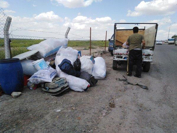 Şanlıurfa'da mülteci kampını tahliye sürüyor