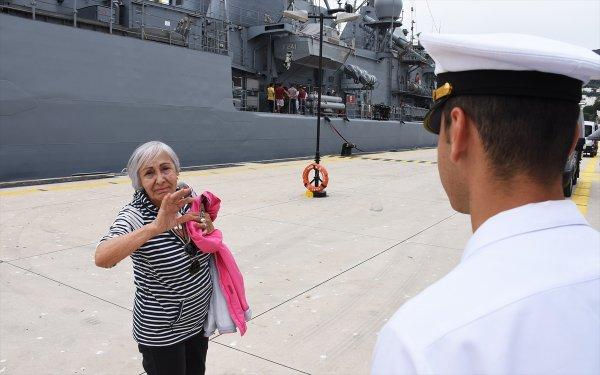 TCG Turgutreis'e duygu dolu ziyaret