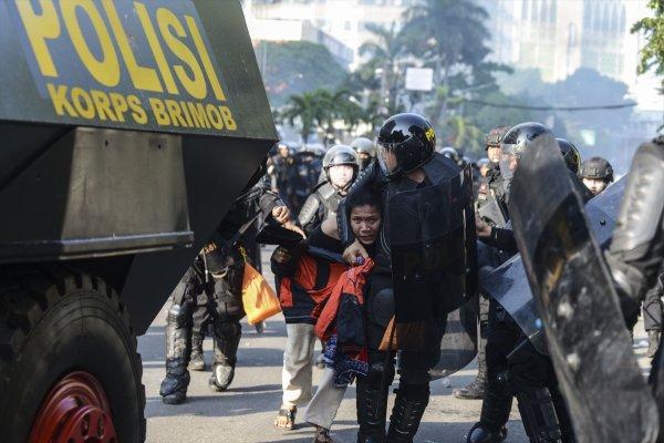 Endonezya'da eylemciler seçim sonucuna itiraz etti