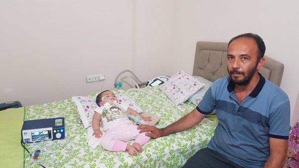 1,5 yaşındaki Ülkü tedavisi olmayan krabbeyle savaşıyor