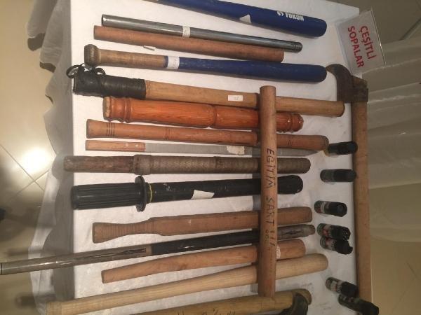 Anadolu Adliyesi’nde ele geçirilenler