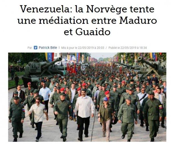 Norveç Venezulea krizinde arabulucu olmaya çalışıyor