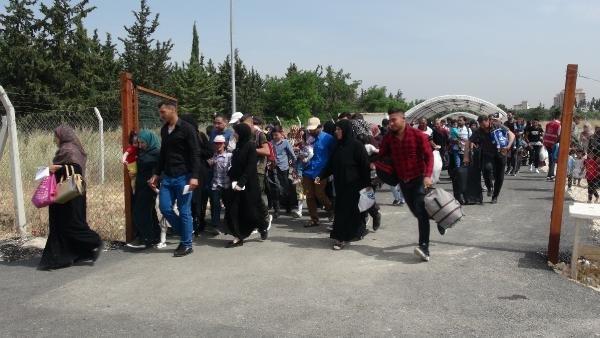 Suriyeliler Ramazan Bayramı için ülkesine gidiyor