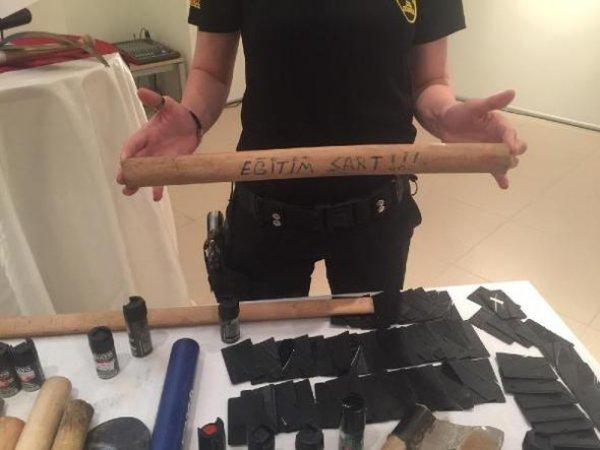 Anadolu Adliyesi’nde ele geçirilenler