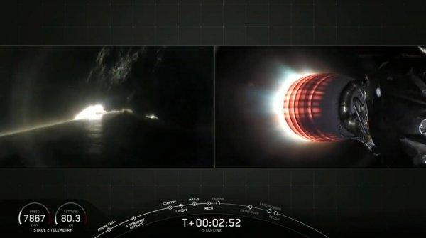 SpaceX uzaya internet uyduları gönderdi