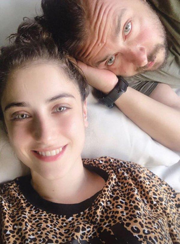 Hazal Kaya ile Ali Atay'dan aşk pozu