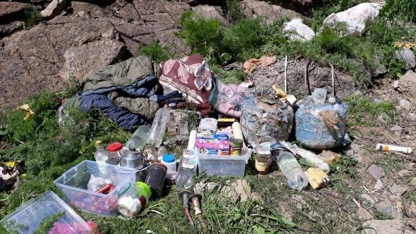 PKK sığınağında patlayıcı ele geçirildi