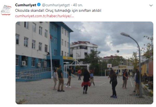 Cumhuriyet, Ramazan bitmeden klasik oruç haberini patlattı