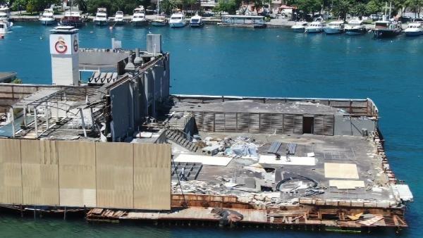 Galatasaray Adası'nda görüntü kirliliği sonlanıyor