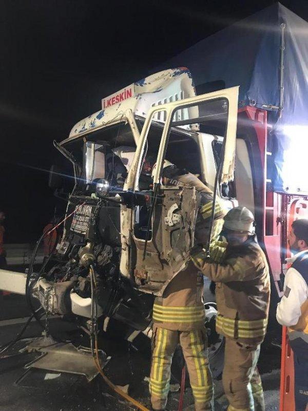 TEM otoyolunda trafik kazası: 2 yaralı