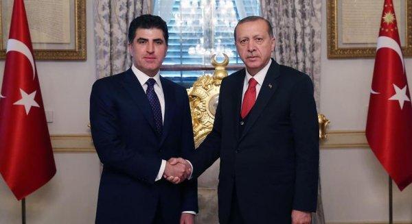 Cumhurbaşkanı Erdoğan, Neçirvan Barzani'yi kutladı