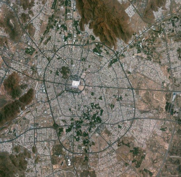 Göktürk 2'den Mekke'nin görüntüsü