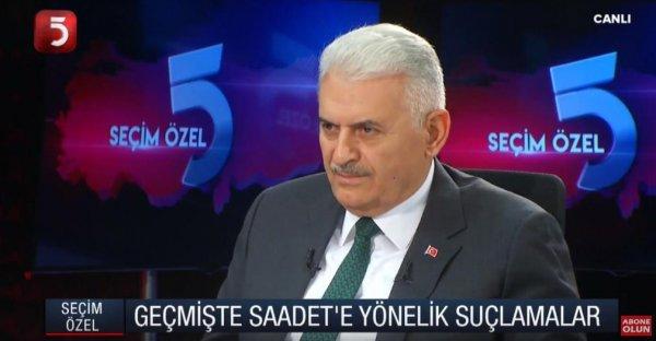 Binali Yıldırım Saadet Partisi’nin oylarına talip