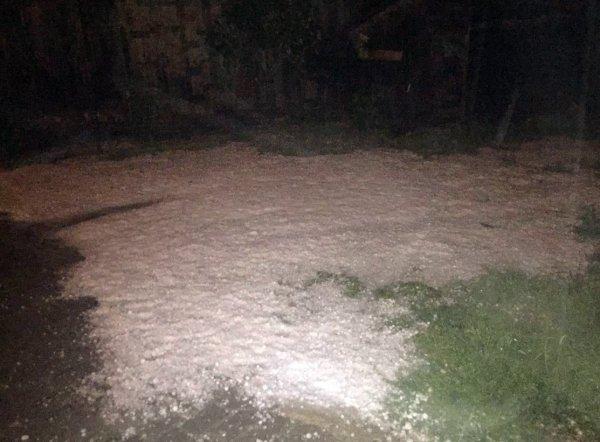 Kastamonu'da dolu felaketi başladı