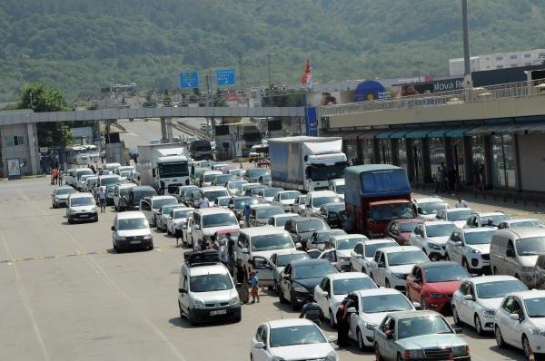 Bayram dönüşü trafik yoğunluğu