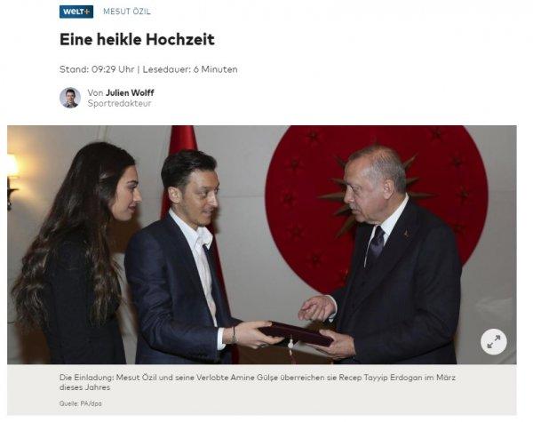 Alman medyası Mesut'un düğününü hedef aldı