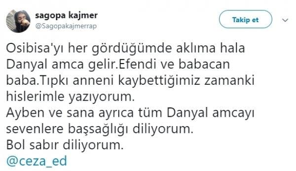 Sagopa, Ceza'ya sadece başsağlığı diledi