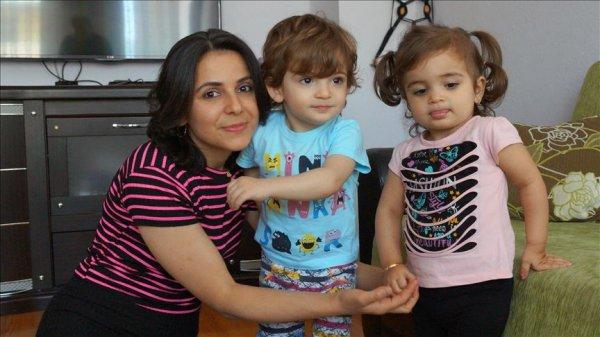 Kansere rağmen ikiz çocuk sahibi oldu