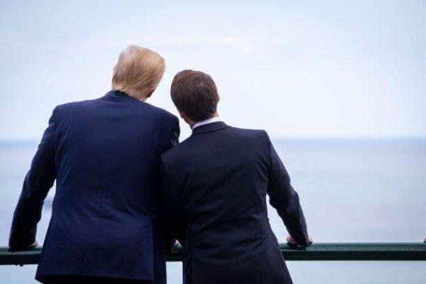 Trump ile Macron'un fidanı kurudu