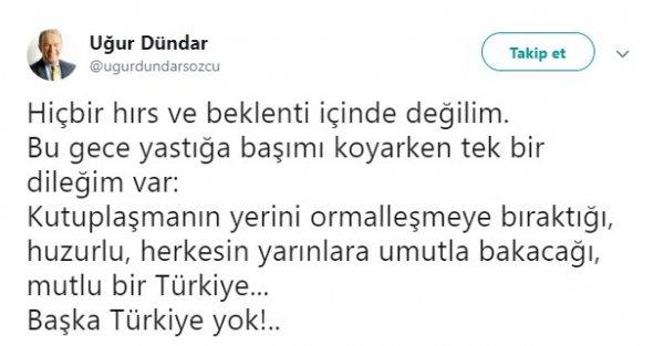 Uğur Dündar'ın moderatörlükten vazgeçme sebebi