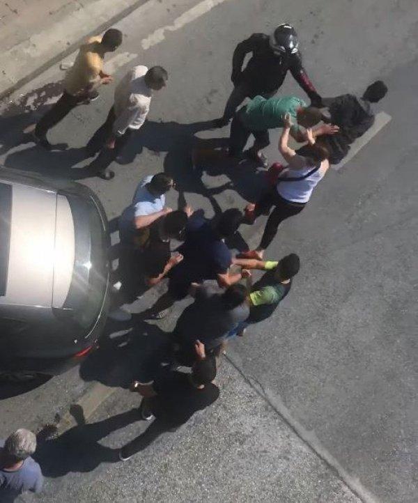 E-5 karayolunda trafiği birbirine kattılar