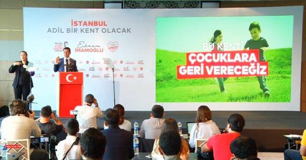 İBB Başkan Adayı İmamoğlu'nun seçim vaatleri