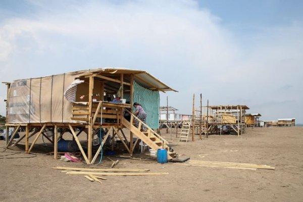 Antalya'da ücretsiz 'çardaklı' tatil modası