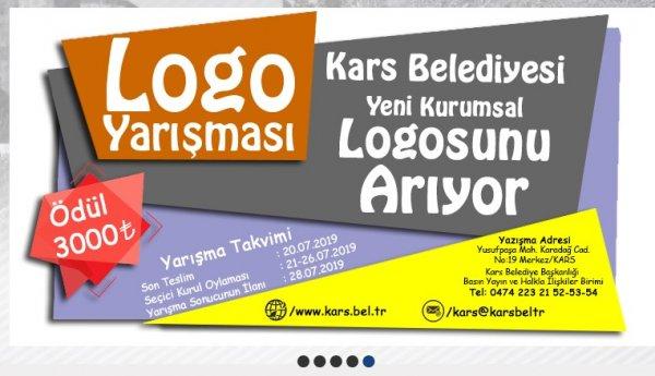 Kars Belediyesi logosunu değiştiriyor