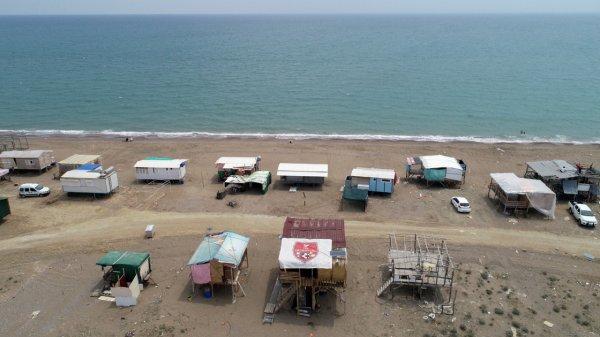 Antalya'da ücretsiz 'çardaklı' tatil modası